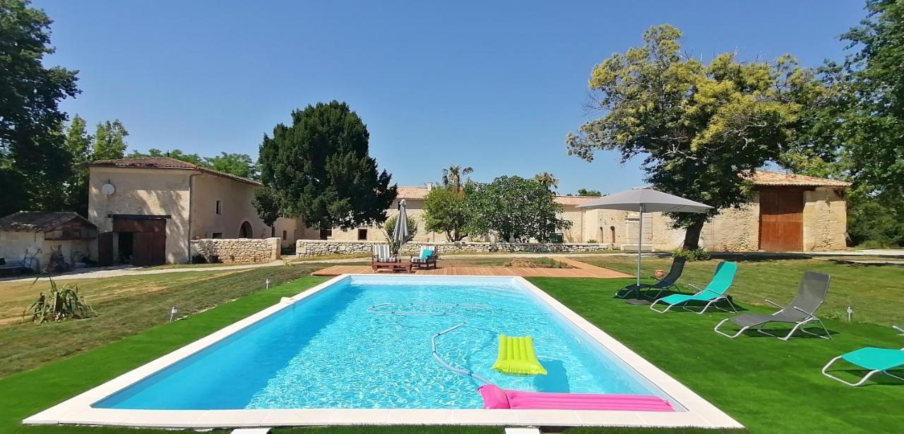 Domaine De Gaia, Piscine, Petanque, Ping Pong, Proche Saint-Emilion Bed & Breakfast Guillac  Luaran gambar
