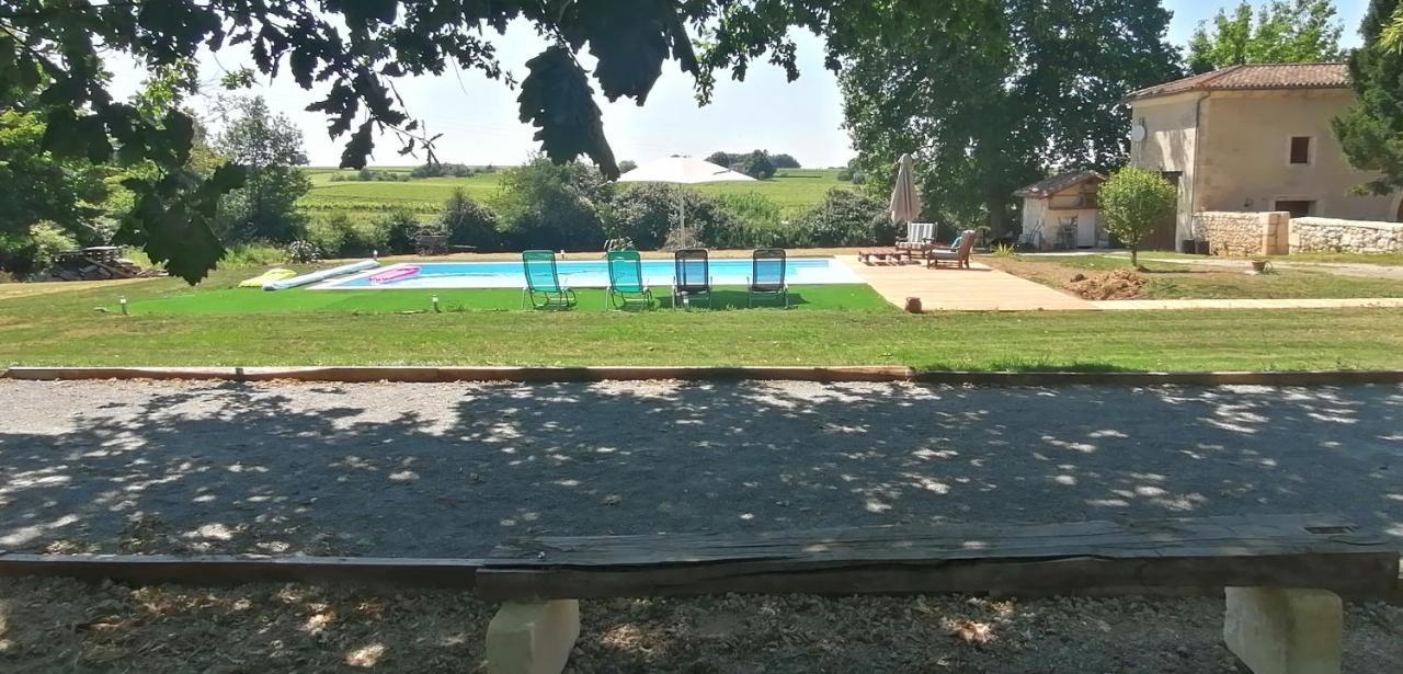 Domaine De Gaia, Piscine, Petanque, Ping Pong, Proche Saint-Emilion Bed & Breakfast Guillac  Luaran gambar