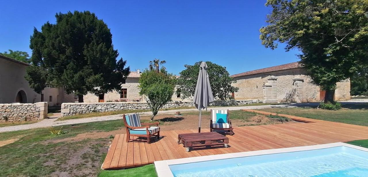Domaine De Gaia, Piscine, Petanque, Ping Pong, Proche Saint-Emilion Bed & Breakfast Guillac  Luaran gambar