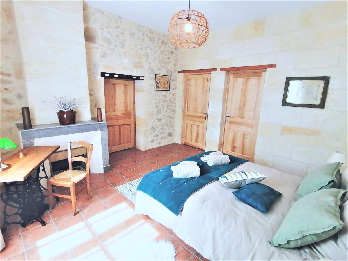 Domaine De Gaia, Piscine, Petanque, Ping Pong, Proche Saint-Emilion Bed & Breakfast Guillac  Luaran gambar
